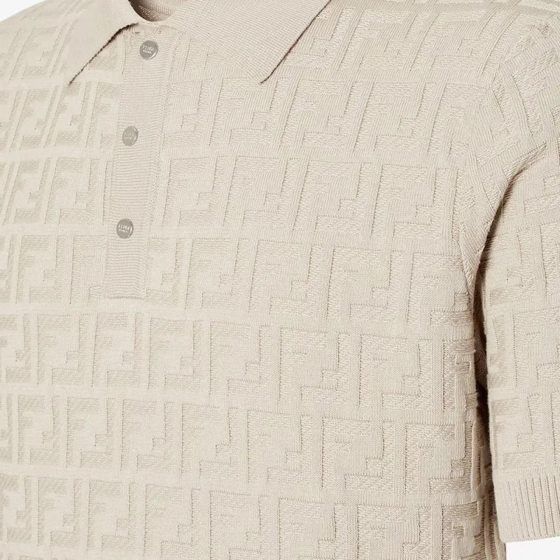 FENDI Cotton Polo Shirt-3
