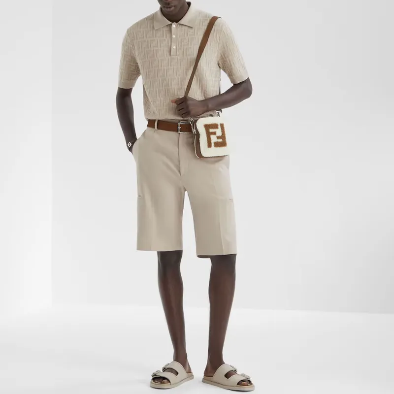 FENDI Cotton Polo Shirt-2