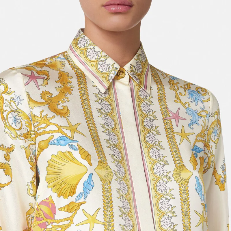 VERSACE Underwater Barocco Shirt-4