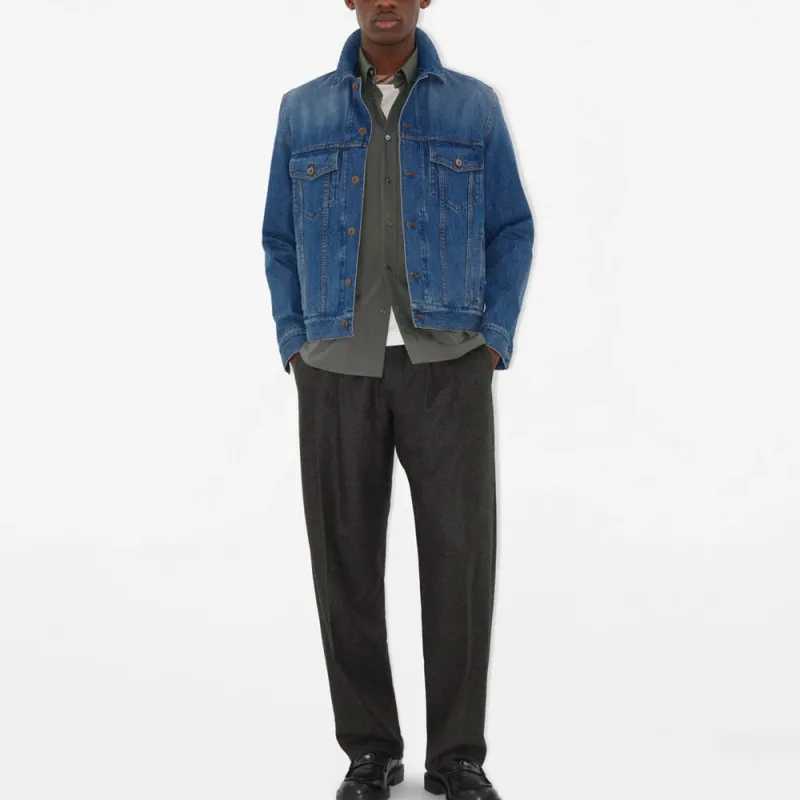 Burberry SS25 Denim Jacket Men's Medium Blue-1
