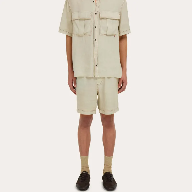 FERRAGAMO FW25 Casual Shorts Men's Natural Nude-2