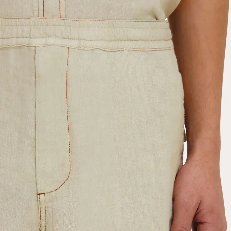 FERRAGAMO FW25 Casual Shorts Men's Natural Nude-5