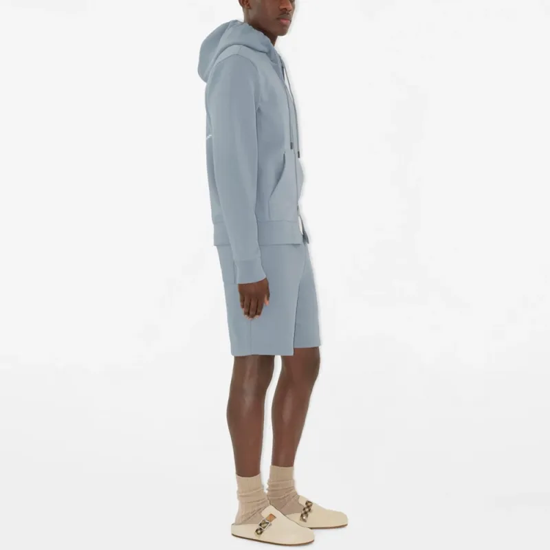 Burberry Knight Stamp Cotton Zip up Hoodie-3