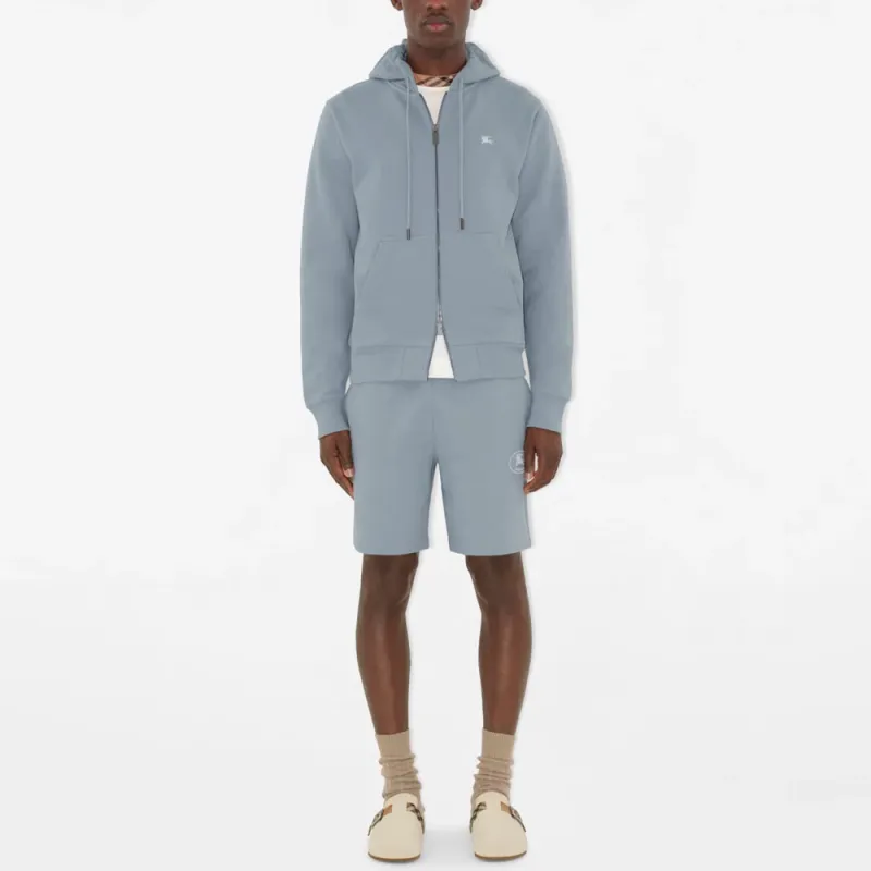 Burberry Knight Stamp Cotton Zip up Hoodie-1