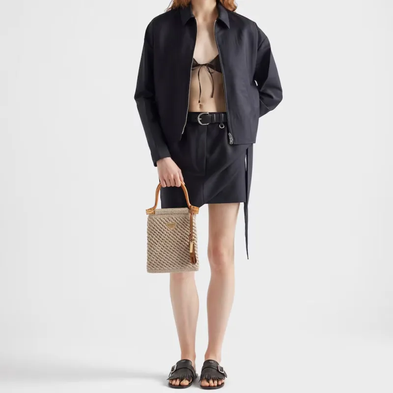 PRADA Asymmetric Miniskirt-1