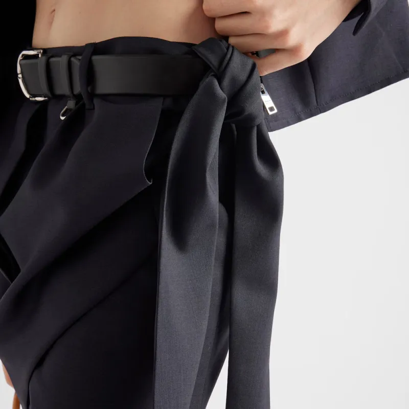 PRADA Asymmetric Miniskirt-4
