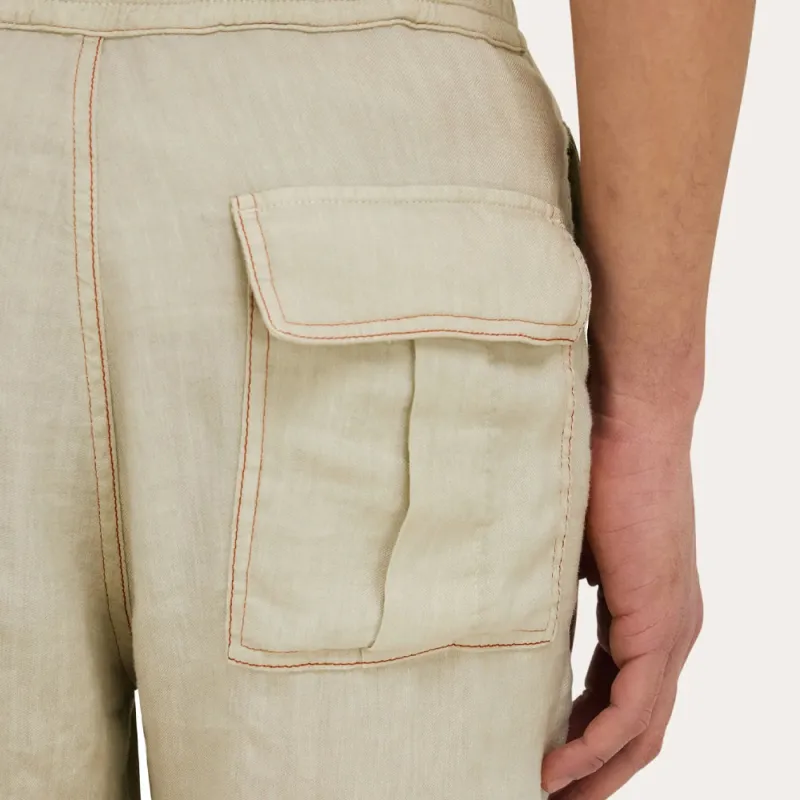 FERRAGAMO FW25 Casual Shorts Men's Natural Nude-6