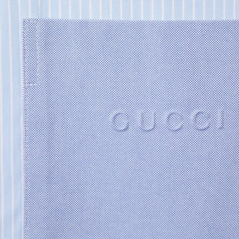GUCCI FW25 Shirt Men's Light Blue-5