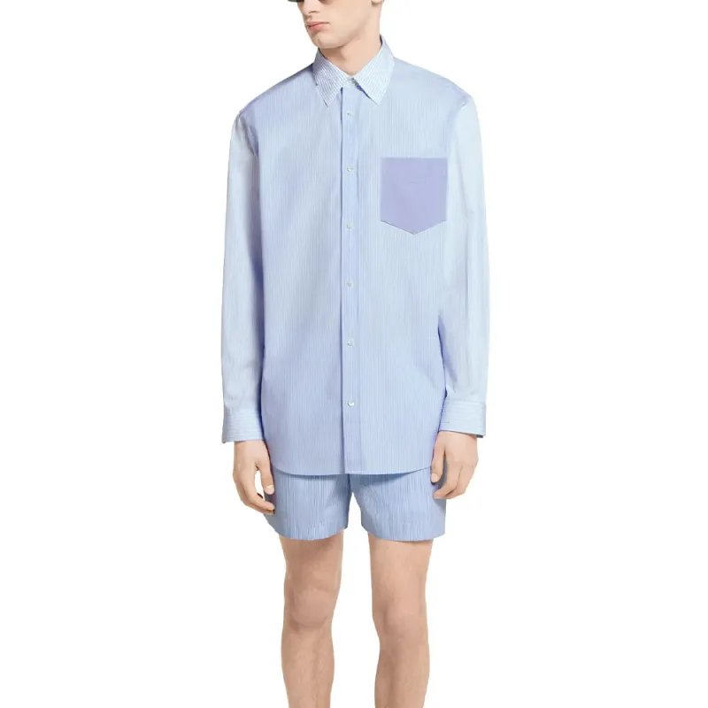 GUCCI FW25 Shirt Men's Light Blue-1