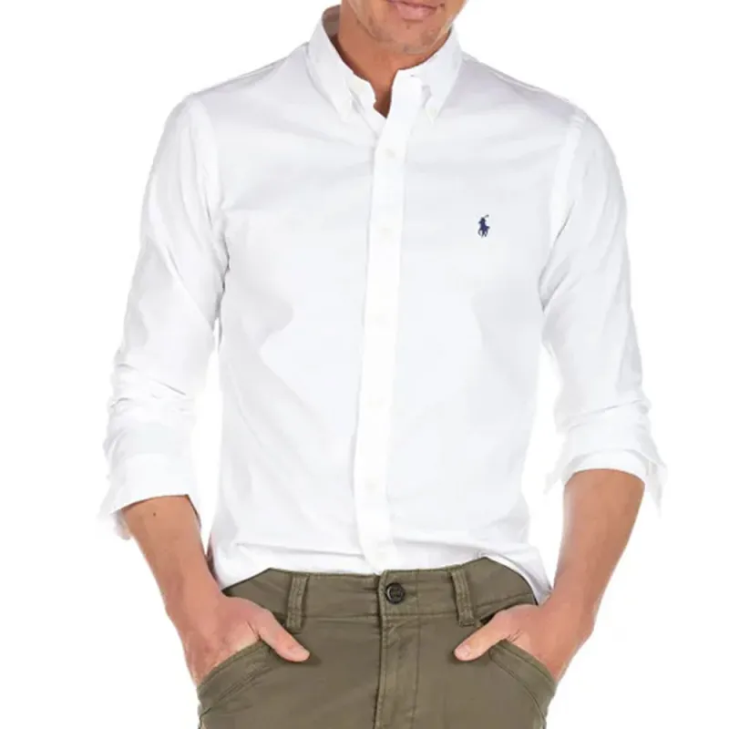 Polo Ralph Lauren Logo Embroidered Long Sleeved Shirt-3