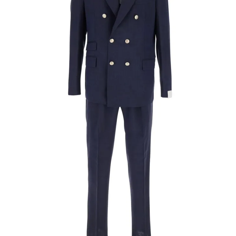 Eleventy Peak lapels Suit-2