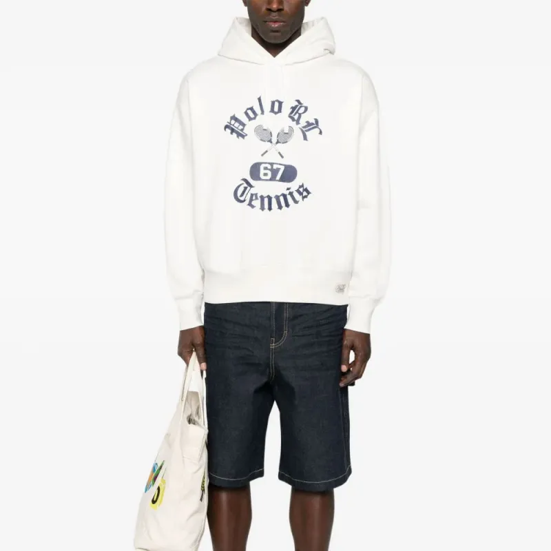 Polo Ralph Lauren Logo Printed Fleece Hoodie-2