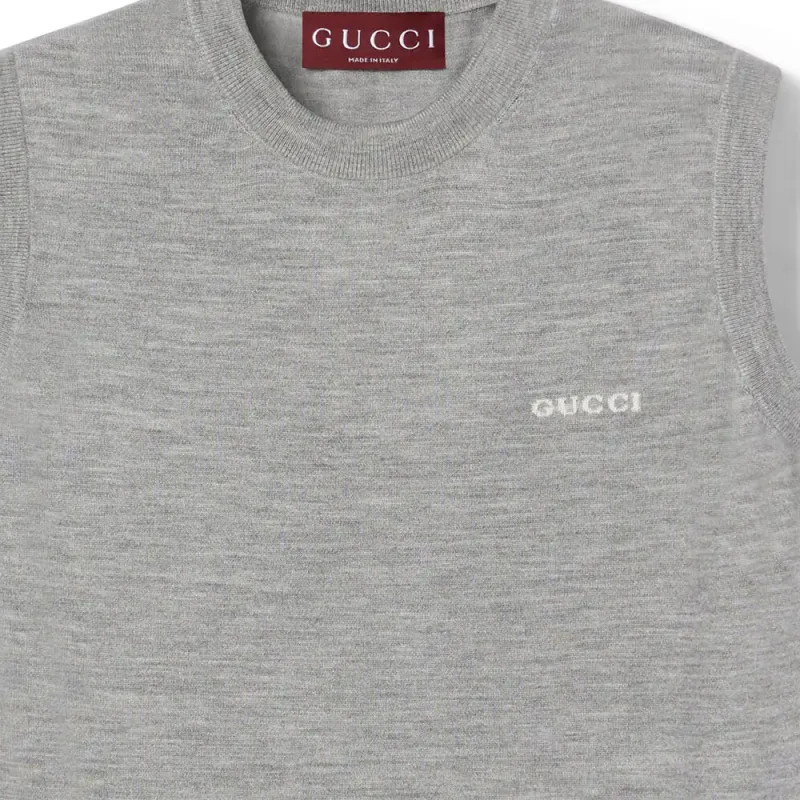 GUCCI SS25 Tank Top Women's Gray-4