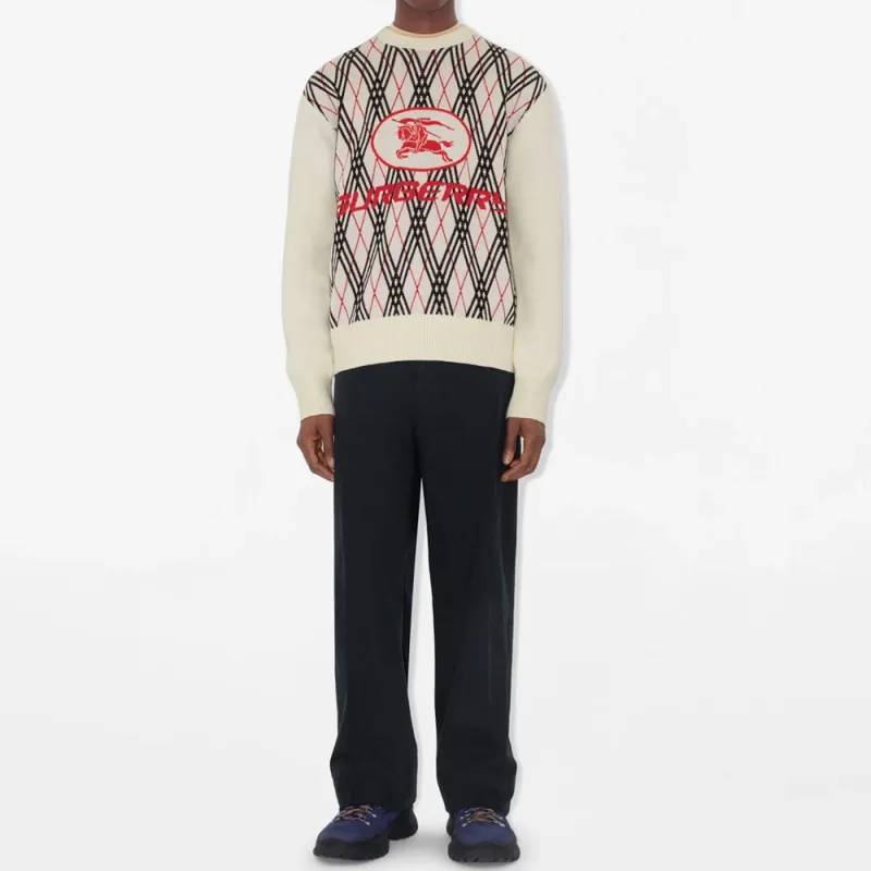 Burberry SS25 Knitwear Men's Chalk White-1