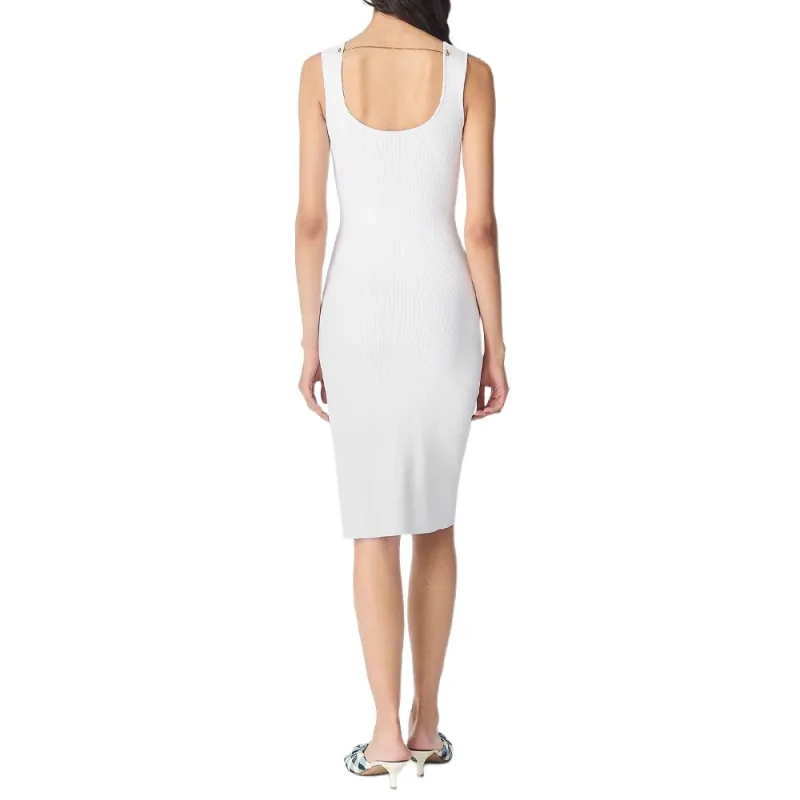 Bottega Veneta SS25 Sleeveless Dress Women's White-1
