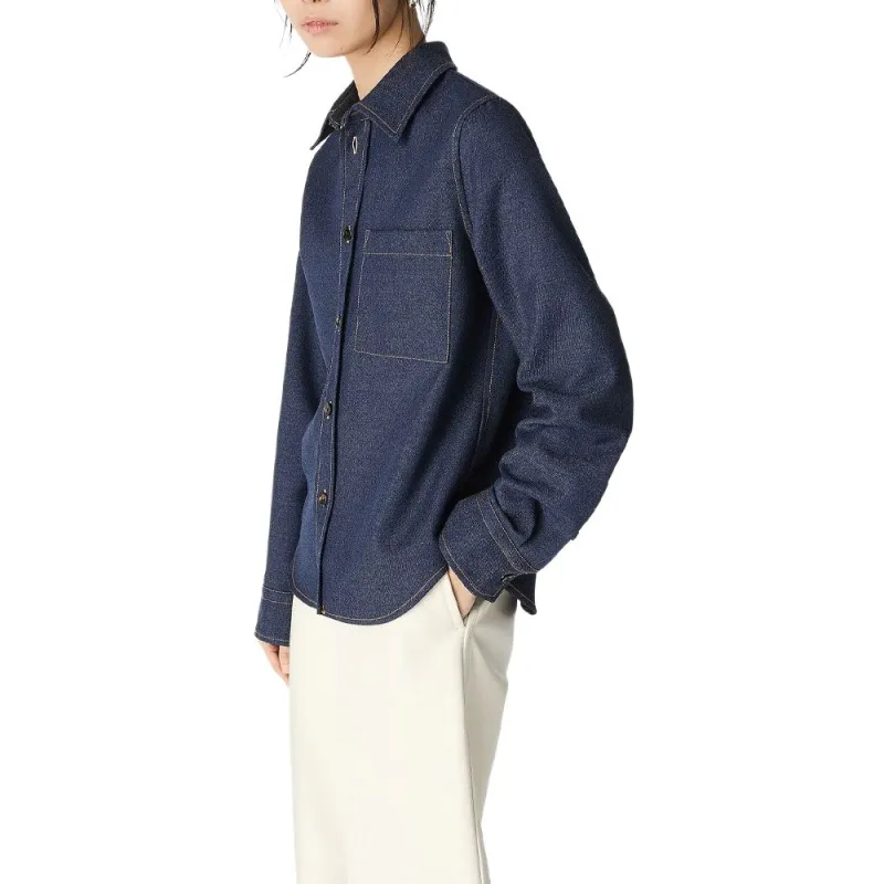 Bottega Veneta SS25 Shirt Women's Dark Indigo-2