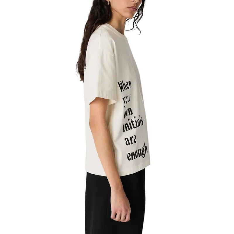 Bottega Veneta SS25 Drop Shoulder Sleeve T Shirt Women's White-2