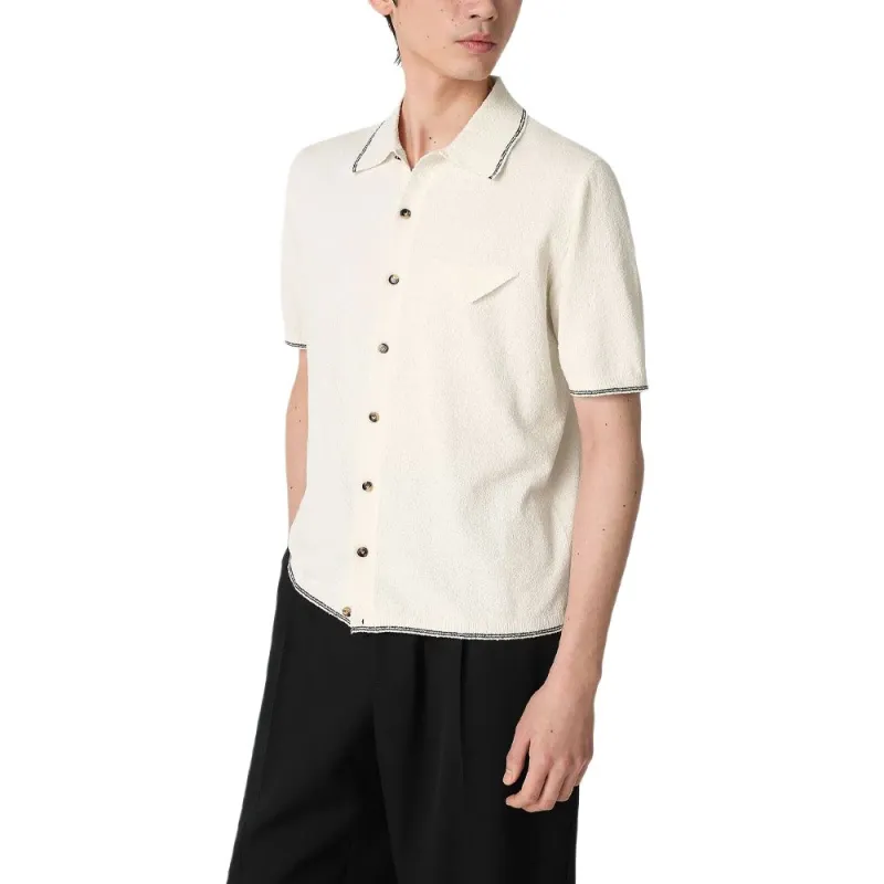 Bottega Veneta SS25 Shirt Men's White-2