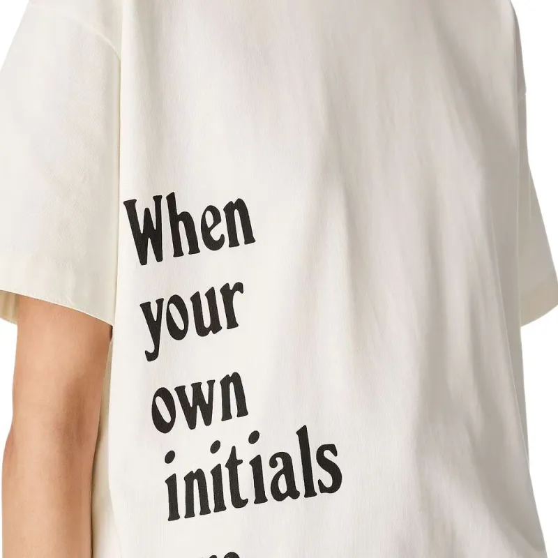 Bottega Veneta SS25 Drop Shoulder Sleeve T Shirt Women's White-3