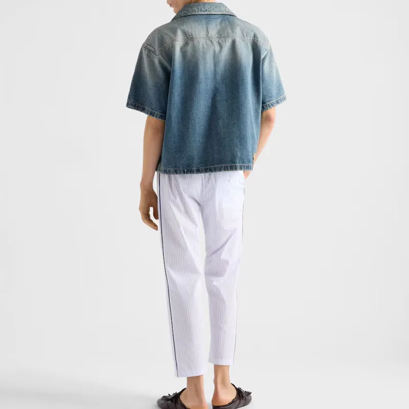 PRADA Shirts Men Blue-2
