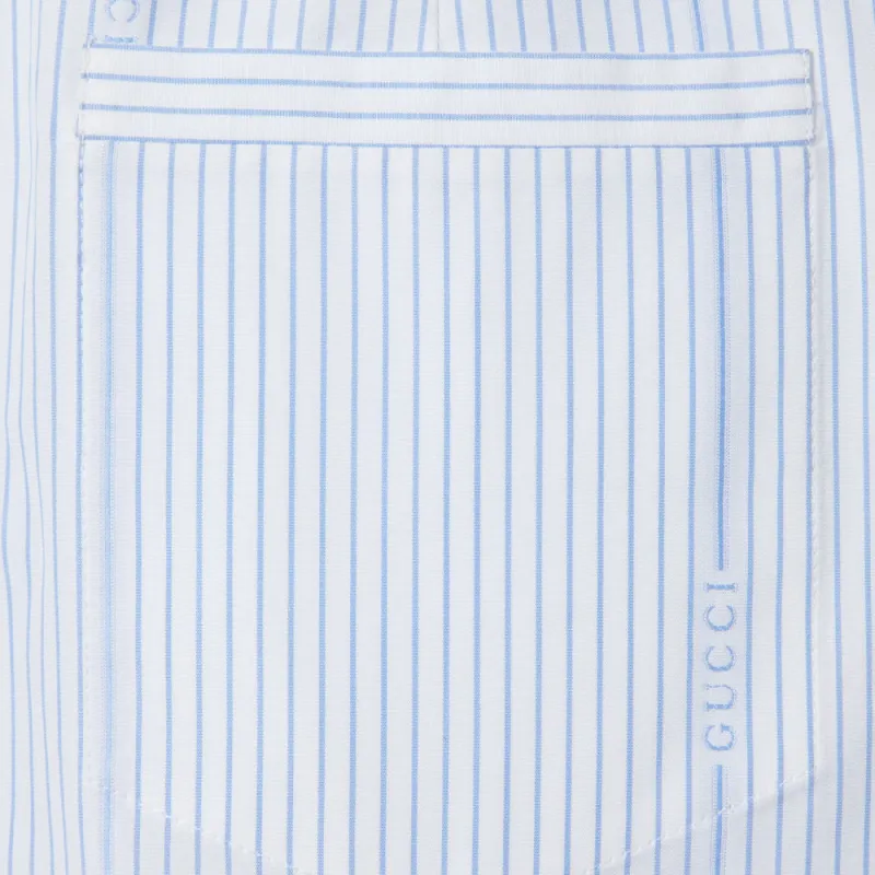GUCCI FW25 Casual Long Skirt Women's Light Blue-5