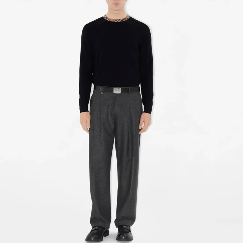 Burberry SS25 Sweater Men's Marine Blue-1