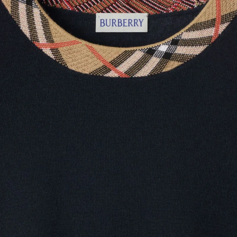 Burberry SS25 Sweater Men's Marine Blue-4