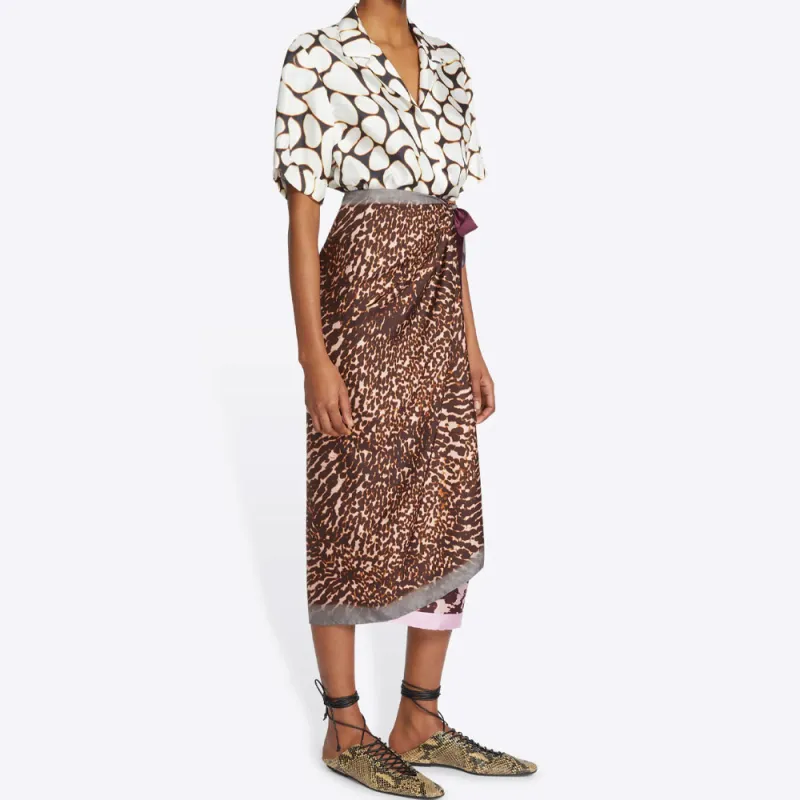DRIES VAN NOTEN Shirt Women's Gray White-3