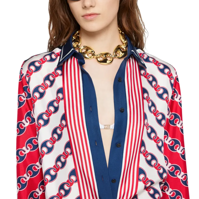 GUCCI FW25 Shirt Women's Multicolor-4