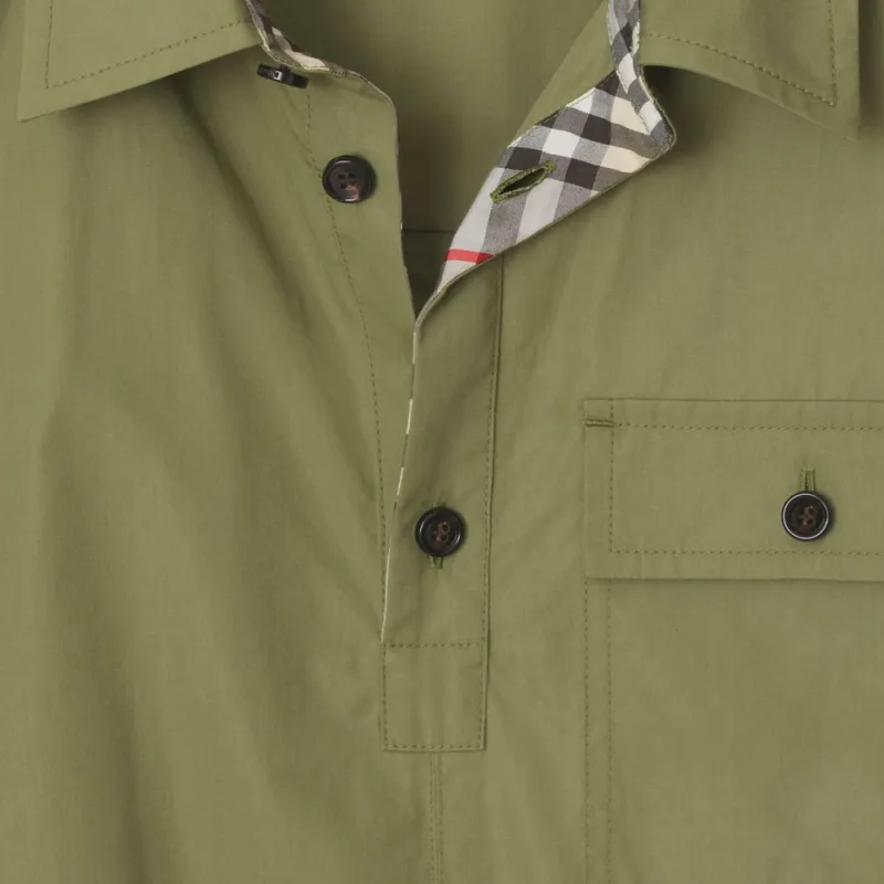 Burberry SS25 Short Sleeved Dress Women's Green-4