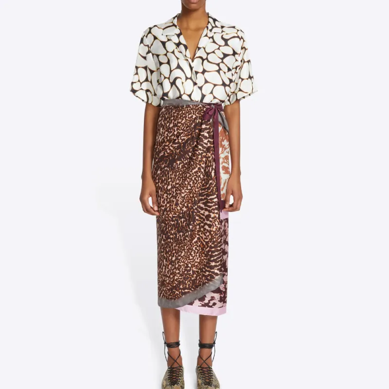 DRIES VAN NOTEN Shirt Women's Gray White-1