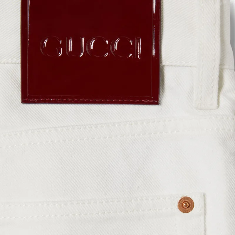 GUCCI Jeans Men White-5