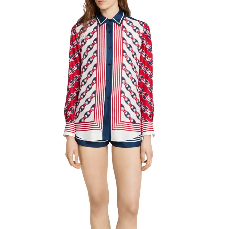 GUCCI FW25 Shirt Women's Multicolor-1