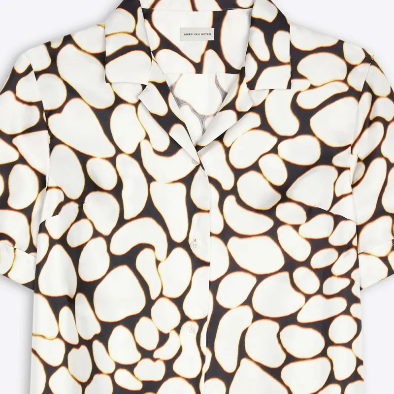 DRIES VAN NOTEN Shirt Women's Gray White-4