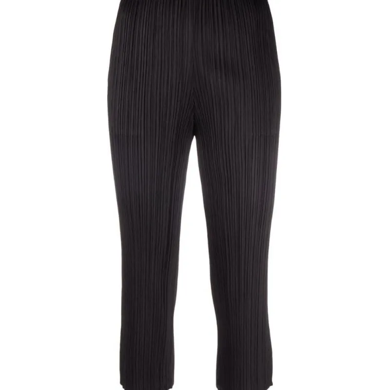 PLEATS PLEASE ISSEY MIYAKE SS23 Casual Pants Women's Black-4