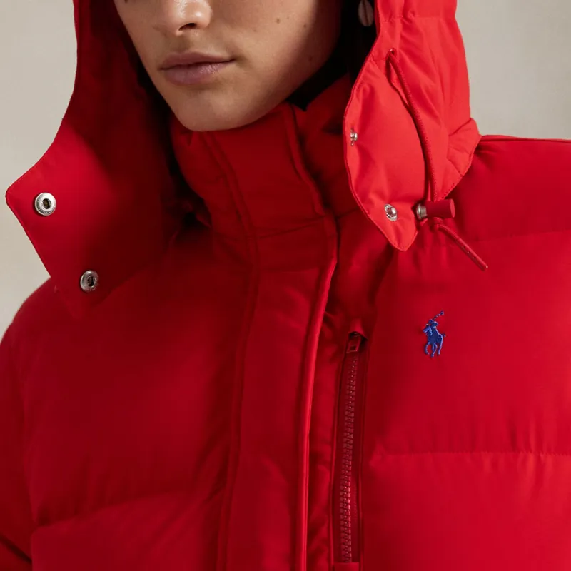 Polo Ralph Lauren Down Jacket Women's Red-5