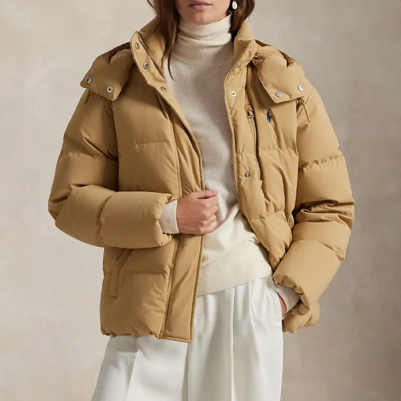 Polo Ralph Lauren Down Jacket Women's Khaki-1
