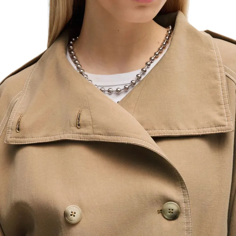 HUGO BOSS Jackets & Coats Women's Beige-4