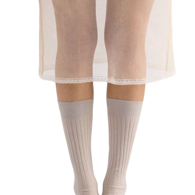 PRADA Casual Long Skirt Women's Ecru-4