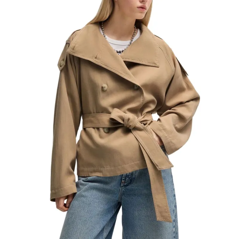HUGO BOSS Jackets & Coats Women's Beige-1