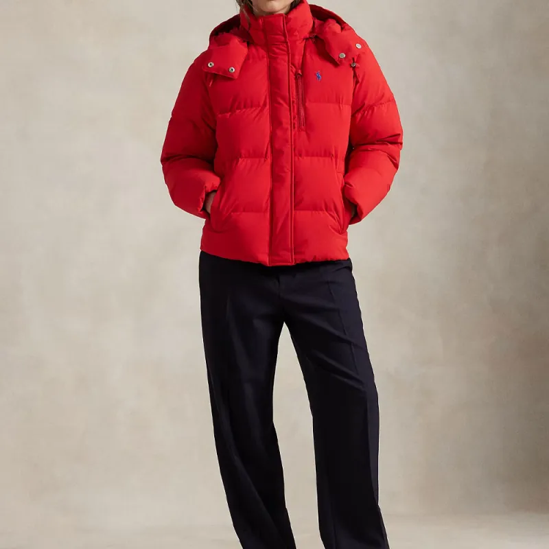 Polo Ralph Lauren Down Jacket Women's Red-3