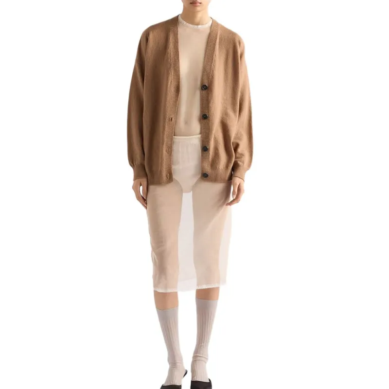 PRADA Casual Long Skirt Women's Ecru-2
