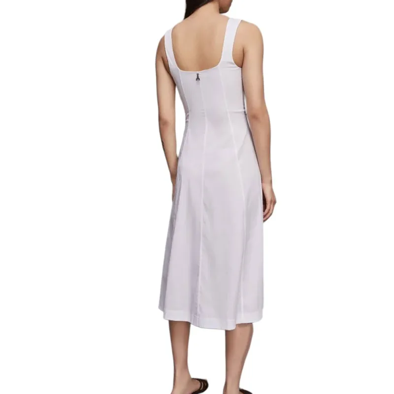Patrizia Pepe Poplin Midi Dress-2
