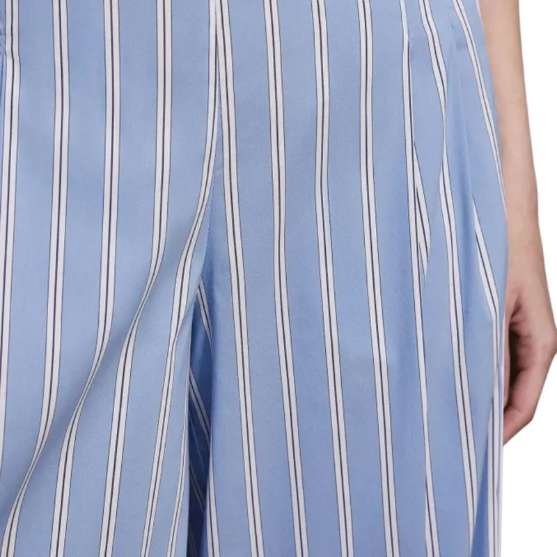 Patrizia Pepe Striped Poplin Trousers-5