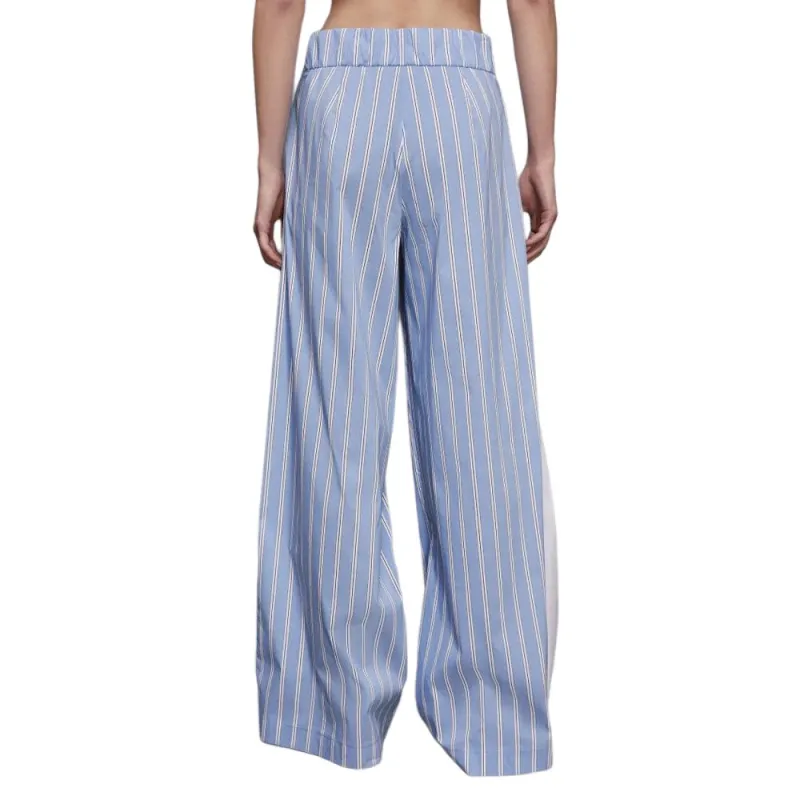 Patrizia Pepe Striped Poplin Trousers-3