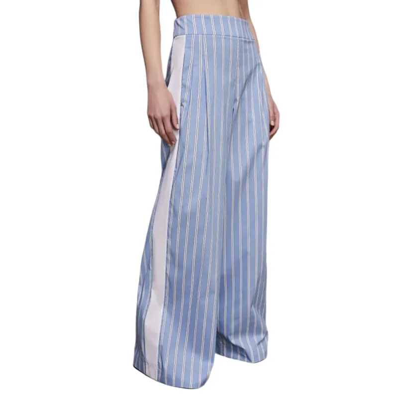 Patrizia Pepe Striped Poplin Trousers-4