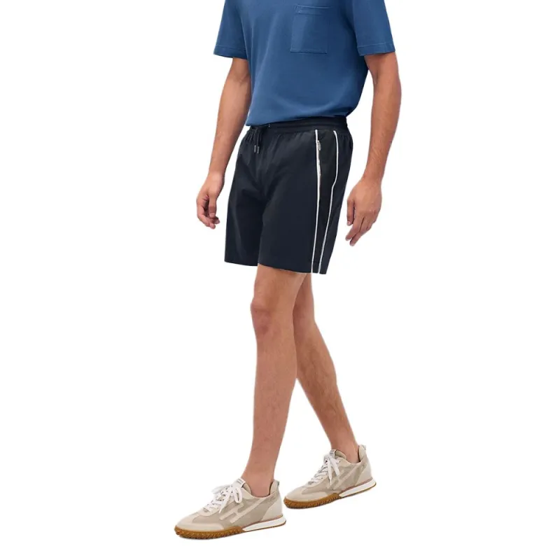 HERMES SS25 Casual Shorts Men's Marine Blue-2