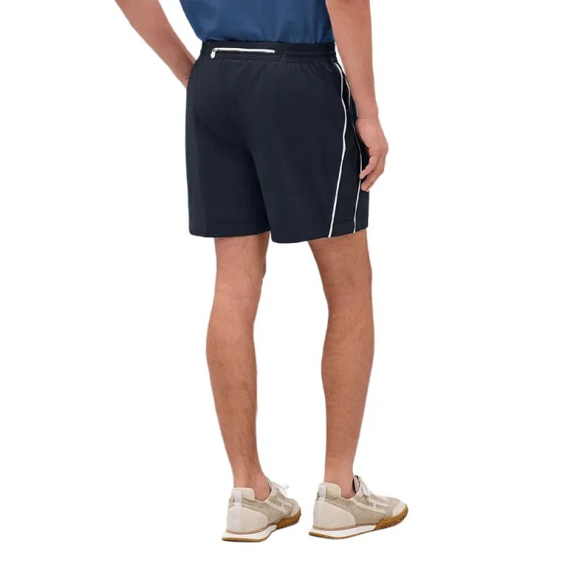 HERMES SS25 Casual Shorts Men's Marine Blue-1