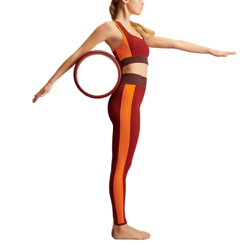 HERMES Sports Pants Women's Red-2
