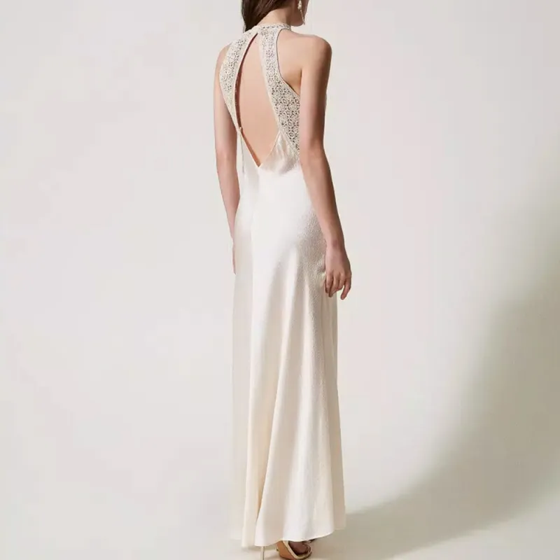 Twinset Panelled Maxi Dress-2